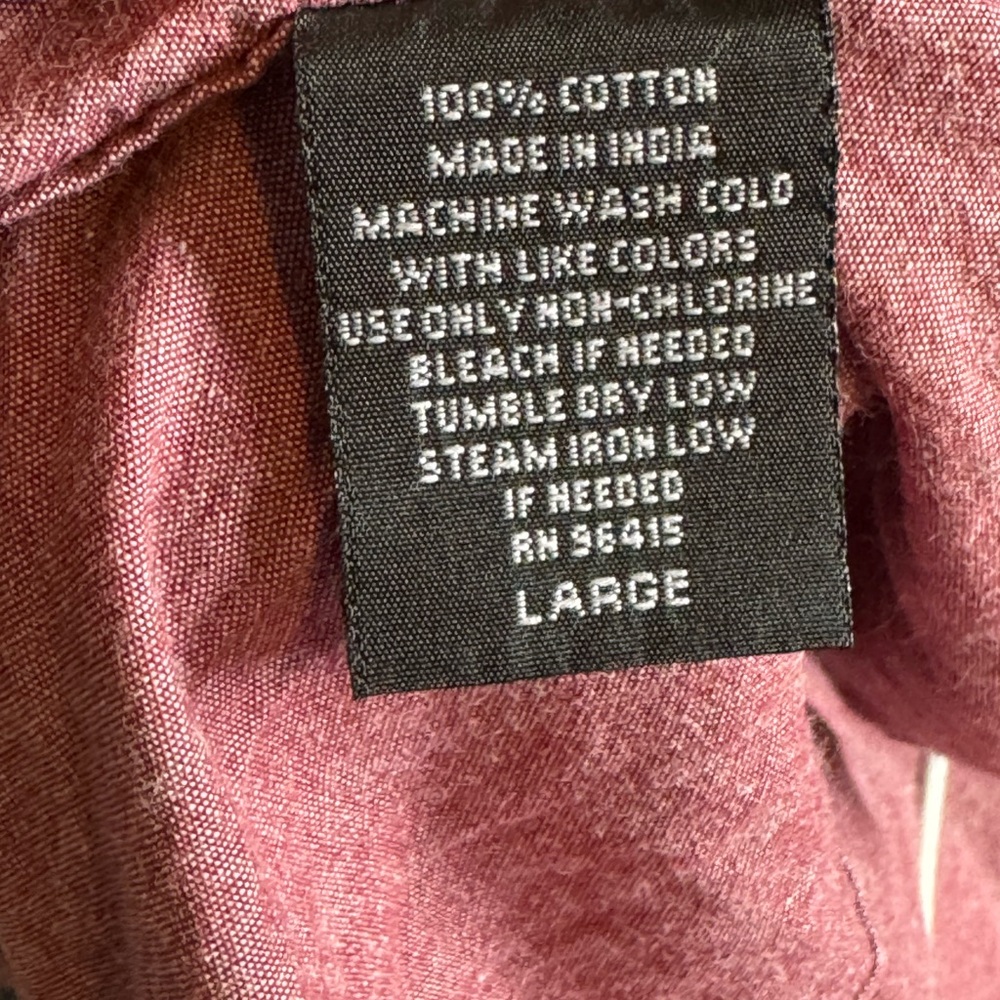Artistry in motion Men's Casual Button-Down Shirt size L - Picture 5 of 5